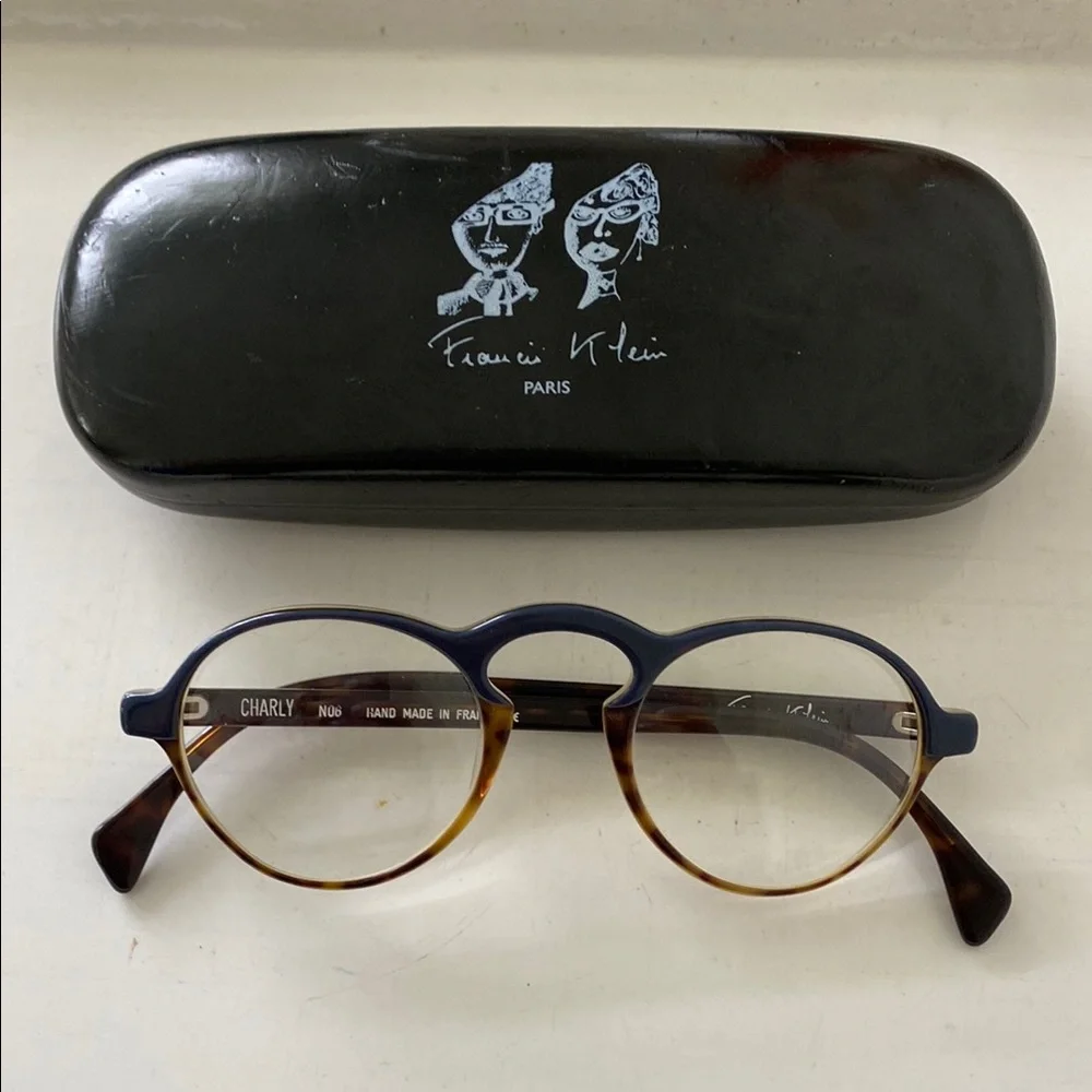 Francis Klein Paris ‘Charly’ Round Reader Glasses - Handmade in France